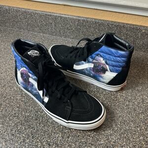 VANS Sk8-Hi Shark Week Discovery Great White Jaws Shoe Mens 9 Sneaker Women 10.5